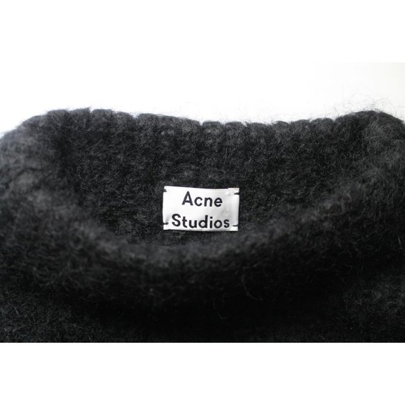 Acne Ocean Oversized Mohair Knit Midnight Blue Size M/L - Picture 6 of 8